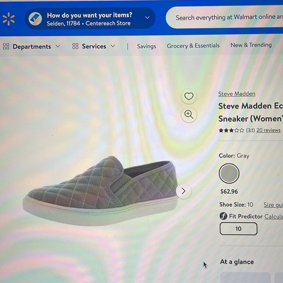 Steve Madden- Taupe Quilted Ecentrcq Sluo On Sneakers- Worn Once- 7 1/2 - Picture 7 of 10